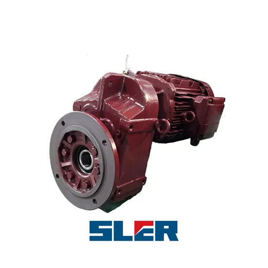 Helical Worm Gearbox Coupled with Servo Motor Flange Output Torque 1970nm